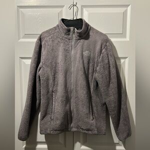 The North Face Light Gray Sherpa Jacket